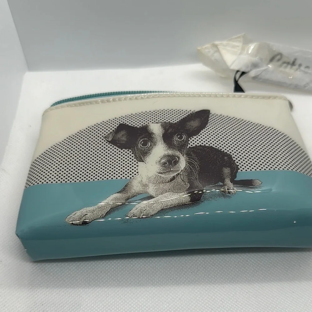 Catseye London Jack Russell Terrier Small Makeup Bag - New with Tag - Minor Flaw